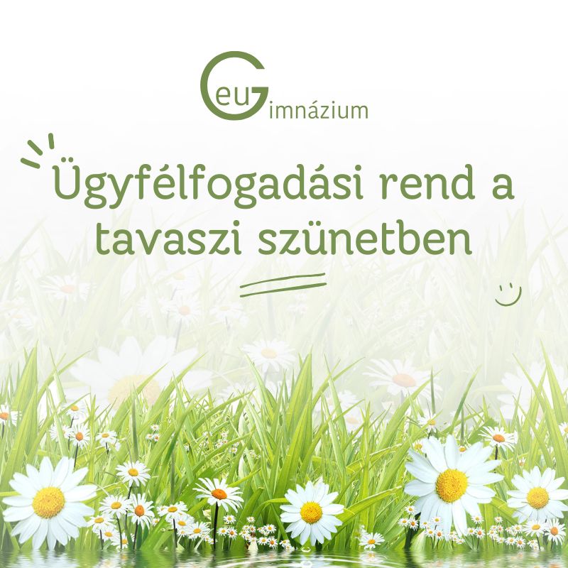 Ügyfélfogadási rend a tavaszi szünetben