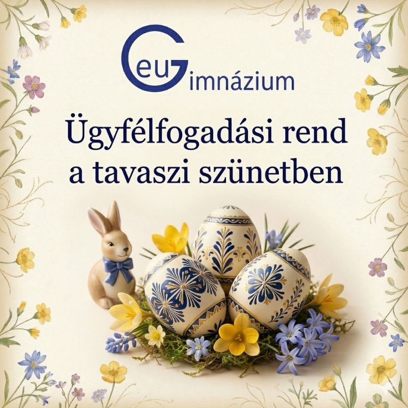 Ügyfélfogadási rend a tavaszi szünetben